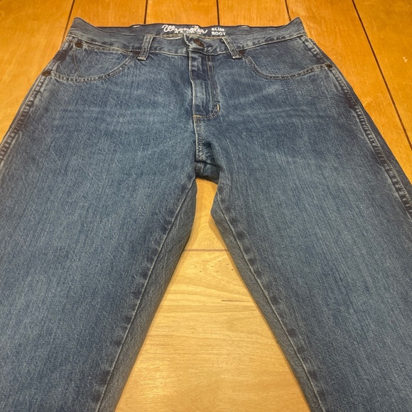 Wrangler Retro Slim Boot Jeans 30x36 Medium Wash Style 1077MWZWO - Picture 1 of 16